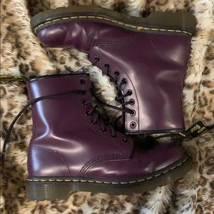 Doc Martens Dr Martens purple air wair combat boot